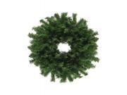 30 Traditional Green Canadian Pine Artificial Christmas Wreath Unlit