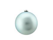 Shatterproof Matte Baby Blue Christmas Ball Ornament 6 150mm