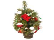 2 Candy Fantasy Pre Lit and Decorated Artificial Christmas Tree Clear Lights