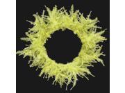 Whimsical Yellow Laser Artificial Christmas Wreath 20