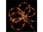 18 Multi Color Indoor Outdoor Christmas Rope Lights 1 Bulb Spacing