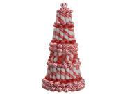 20 Peppermint Twist Sugared Gumdrop Table Top Christmas Cone Tree Topiary