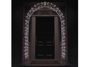 8 Lighted Entryway Front Door Archway Christmas Yard Art Decoration Clear Lights