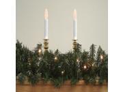 9 x 8 Pre Lit Canadian Pine Artificial Christmas Garland Clear Lights