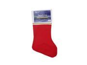 19 Traditional Red Customizable Christmas Stocking with Gold Glitter Pen