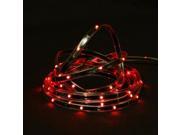 18 Red LED Indoor Outdoor Christmas Linear Tape Lighting Black Finish