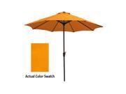 9 Outdoor Patio Market Umbrella with Hand Crank and Tilt Marigold Yellow