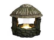 25.5 LED Lighted Nature s Wishing Well Spring Outdoor Garden Water Fountain