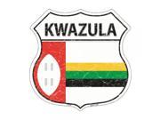 Smart Blonde Lightweight Durable Kwazula Country Flag Highway Shield Metal Sign HS 305