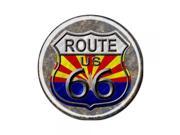 Smart Blonde Arizona Route 66 Novelty Metal Circular Sign C 517