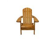 40 Natural Cedar Wood Folding Outdoor Patio Adirondack Chair