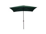 8.5 Outdoor Patio Market Umbrella with Hand Crank Hunter Green