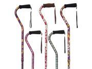 Essential Medical Supply Health Care Hospital Patient Designer Offset Handle Cane Scotch Plaid