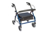 Essential Medical Supply Health Care Hospital Patient The Blazer 4 Wheel Walker Blue