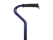 Essential Medical Supply Health Care Hospital Patient Gentle Touch Offset Folding Cane Danube Blue