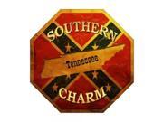 Southern Charm Tennessee Metal Novelty Stop Sign BS 378