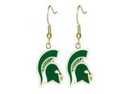 Michigan State Spartans Dangle Logo Earring Set Ncaa Charm Gift