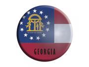 Smart Blonde Georgia State Flag Metal Circular Parking Sign C 109