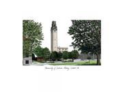 Campus Images University Of Detroit Mercy Campus Images Lithograph Print