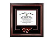 Campus Images Virginia Tech Spirit Diploma Frame