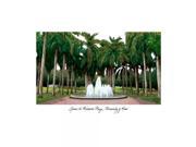 Campus Images University Of Miami Campus Images Lithograph Print