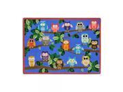 Kid Essentials Early Childhood It s A Hoot Rectangle 5 4 x 7 8 Multi