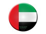 Smart Blonde UN Arab Emirates Novelty Metal Circular Sign C 460