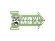 Smart Blonde Outdoor Decor The Mother Road Metal Arrow Sign A 116