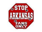 Smart Blonde Arkansas Fans Only Metal Novelty Octagon Stop Sign Bs 353