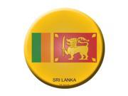 Smart Blonde Sri Lanka Novelty Metal Circular Sign C 422