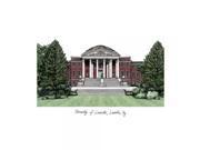 Campus Images University Of Louisville Campus Images Lithograph Print