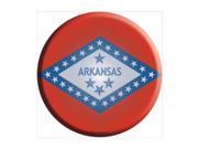 Smart Blonde Arkansas State Flag Metal Circular Sign C 103