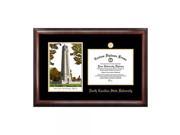 Campus Images North Carolina State University Gold Embossed Diploma Frame With Campus Images Lithograph