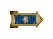 Virginia Novelty Metal Arrow Sign A 239