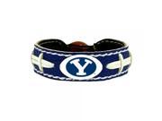 Aminco BYU Cougars Team Color NCAA Gamewear Leather Football Bracelet