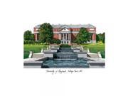 Campus Images University Of Maryland Campus Images Lithograph Print