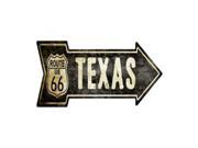 Smart Blonde Outdoor Decor Vintage Route 66 Texas Novelty Metal Arrow Sign A 129