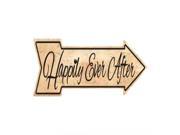Smart Blonde Happily Ever After Novelty Metal Arrow Sign A 258
