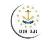 Smart Blonde Rhode Island State Flag Metal Circular Parking Sign C 138