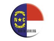 Smart Blonde North Carolina State Flag Metal Circular Parking Sign C 132