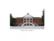 Campus Images University Of Louisiana Lafayette Campus Images Lithograph Print