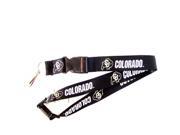 Colorado Buffaloes Lanyard Keychain Id Ticket Clip Black