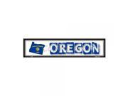 SmartBlonde Oregon State Outline Novelty Metal Vanity Mini Street Sign
