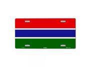 Smart Blonde Gambia Flag Vanity Metal Novelty License Plate Tag Sign