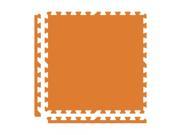 Alessco Interlocking Foam Premium Soft Floors Mat 10 x 10 Set Orange