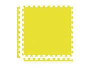 Alessco Interlocking Foam Premium Soft Floors Mat 10 x 14 Set Yellow