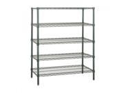 Quantum Wire Shelving 5 shelf Starter Units Storage Rack Proform 30 x 36 x 63