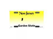 Smart Blonde New Jersey Novelty State Background Customizable Bicycle License Plate Tag Sign