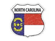 SmartBlonde 11 Lightweight Durable HS 141 North Carolina State Flag Highway Shield Aluminum Metal Sign