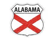 SmartBlonde 11 Lightweight Durable HS 109 Alabama State Flag Highway Shield Aluminum Metal Sign